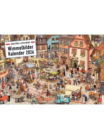 Heye Kalender Kalender - Göbel & Knorr Wimmelbilder Edition Kalender 2026