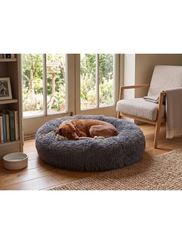 Beliani Tierbett KULU in Grau - (W) 60 x (H) 15 x (L) 60 cm
