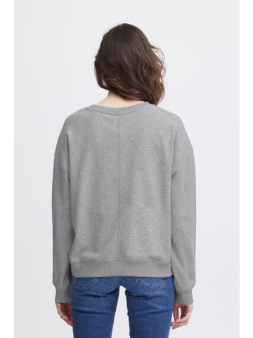 Pulz PZMallie relaxed fit in Light Grey Melange