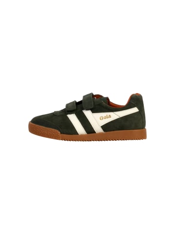 Gola Harrier-Sneaker für Kinder mit Klettverschluss Grün