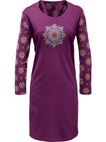 Erwin Müller Single-Jersey Nachthemd in beere