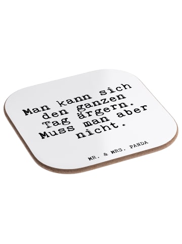 Mr. & Mrs. Panda Glasuntersetzer Man kann sich den... mit Spruch in Weiß
