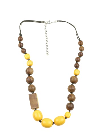 collezione alessandro Kurze Kette " Patna " in gelb