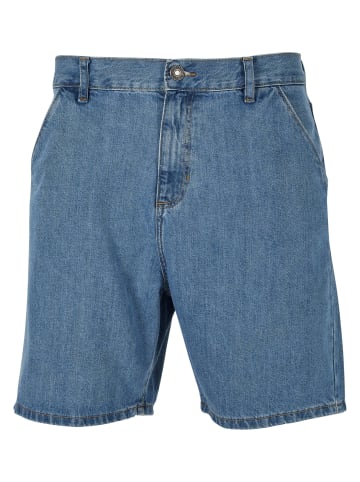 Urban Classics Cargo Shorts in light blue washed