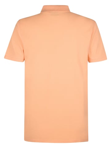Petrol Industries Kurzarm-Poloshirt in großen Größen Offroad in Orange