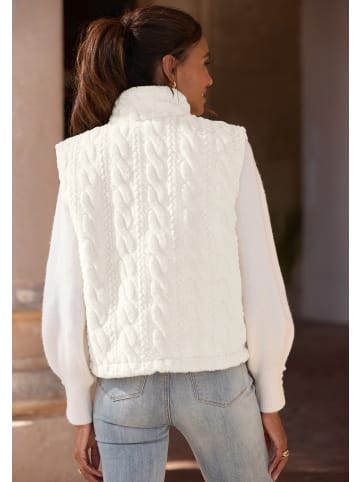 LASCANA Wendeweste in creme