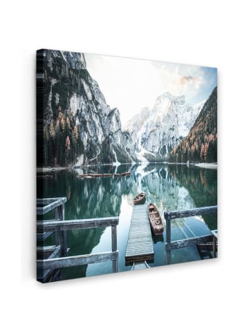MuchoWow Leinwand bilder Bergsee (BxH)