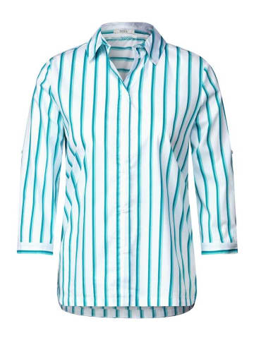 Cecil Langarmbluse in clary mint