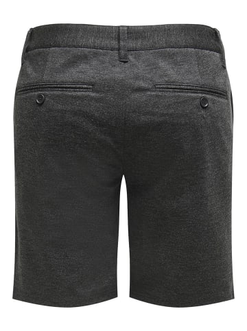 ONLY & SONS Chino Shorts in Dark Grey Melange