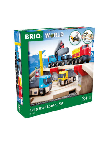 Brio Aktionsspiel BRIO Straßen & Schienen Steinverlade Set Ab 3 Jahre in bunt