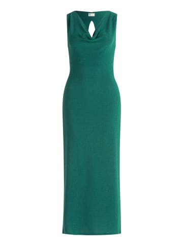 Vera Mont Bodycon-Kleid mit Lurexfaden in Dark Green/Green