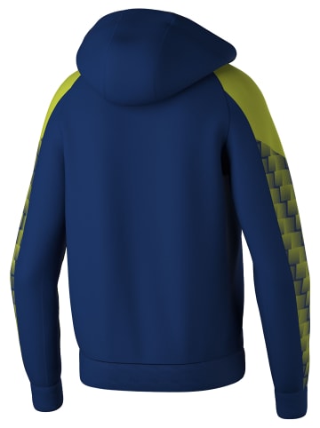 erima Kinder Trainingsjacke Mit Kapuze in new navy/lime