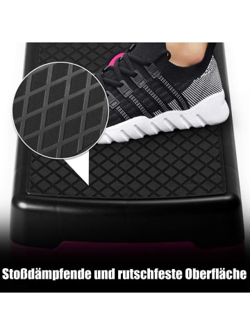 COSTWAY Aerobic Stepper in Schwarz