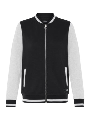 Oxmo Trainingsjacke OXONANA SWEAT JACKET in Schwarz