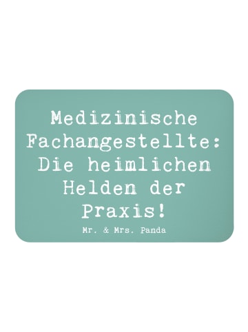 Mr. & Mrs. Panda Magnet Spruch Medizinische Fachangestellte Held... in Meeresbrise