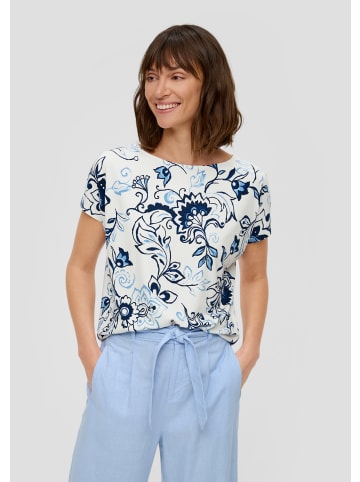 s.Oliver T-Shirt in 02A4_ecru