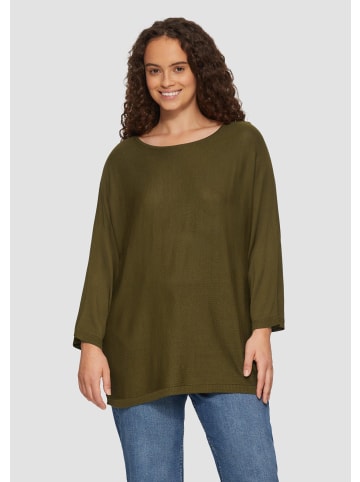 QS Strickpullover in 7864_olivgrün