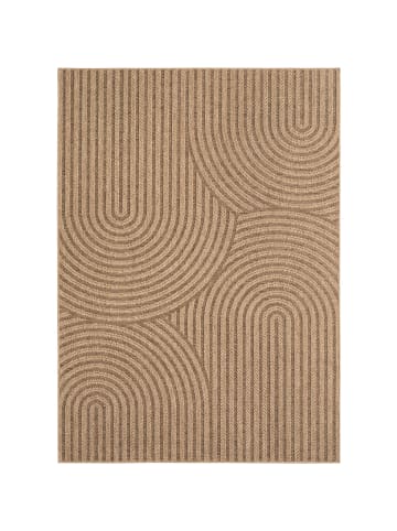 Indoor Outdoor Teppich Timber 1401 Läufer in Beige