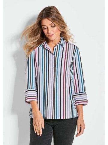 GOLDNER Bluse in bunt / gestreift
