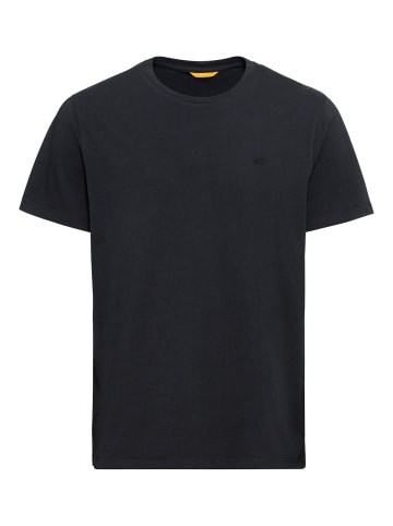 Camel Active Basic T-Shirt aus nachhaltigem Organic Cotton in Dunkelgrau