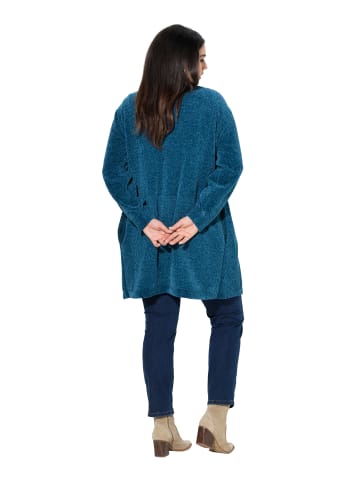 Ulla Popken Strickjacke in petrol