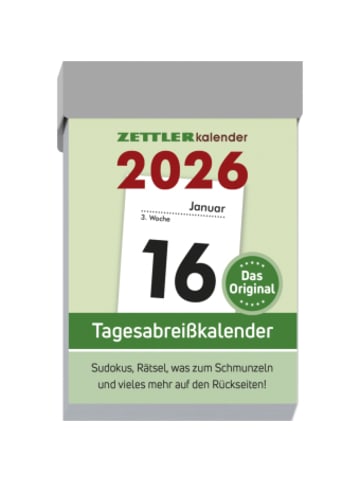 TeNeues Calendars & Stationery Kalender - Zettler Tagesabreißkalender S 2026 - Abreißkalender 4 &t