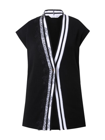 MIAMODA Strickjacke in schwarz