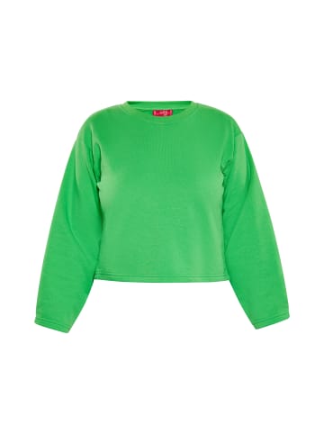 Swirly Damen Sweatshirt in GRÜN