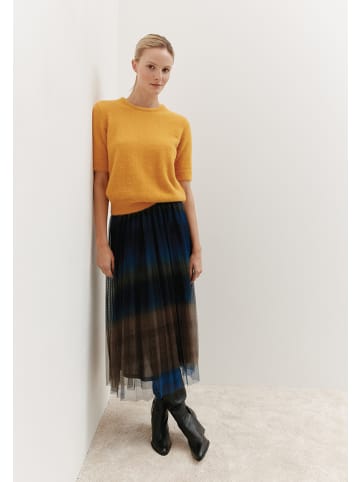 More & More haariger Flauschpullover in autumn yellow