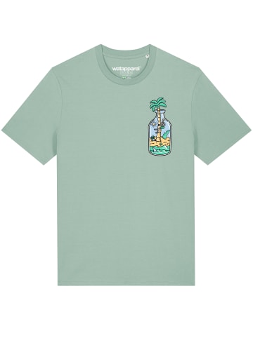 wat? Apparel T-Shirt Holiday in a bottle in Aloe