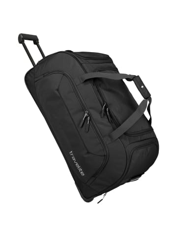 travelite Kick-Off - Rollenreisetasche 77 cm XL (schwarz) in schwarz
