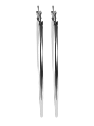 Damen Ohrringe – Creole aus Edelstahl in silber