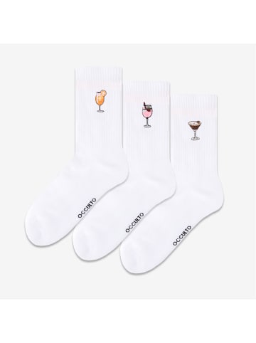 Occulto 3er Pack Motiv Tennissocken Robin in Mix