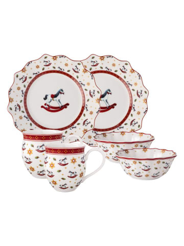 Villeroy & Boch 6-tlg. Frühstücks-Set Schaukelpferd Toy's Delight in in bunt