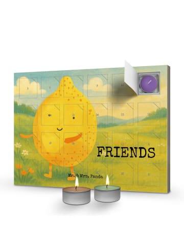 Mr. & Mrs. Panda Adventskalender Beste Freunde Zitrone Design mi... in Weiß