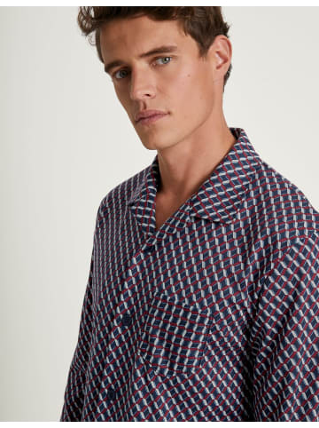 Calida Pyjama lang für Herren in rot