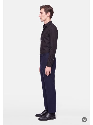 Seidensticker Business Hemd Slim in Schwarz