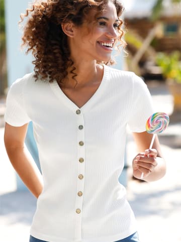 WITT WEIDEN Kurzarmshirt in ecru