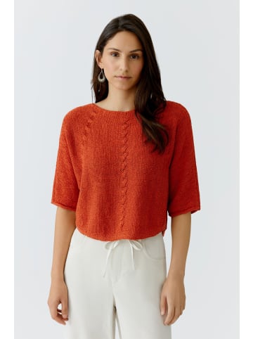 Oui Shirt in burnt tangarine