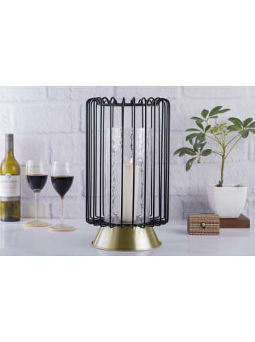 Kayoom Kerzenständer Malibu 125 in schwarz - gold