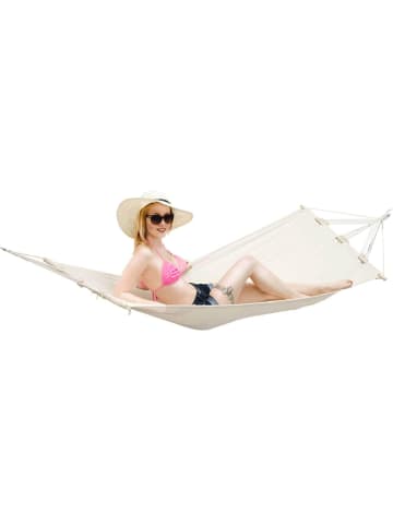 AMANKA Stabhängematte Mallorca in beige