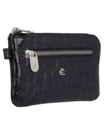 Esquire Nizza Schlüsseletui Leder 12 cm in schwarz