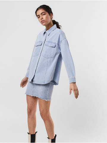 Vero Moda Oversized Denim Bluse Jeans Hemd VMPALOMA in Blau