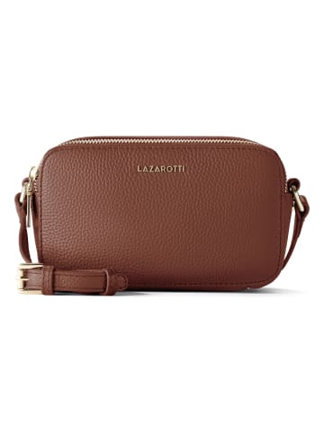 Lazarotti Bologna Leather Umhängetasche Leder 18 cm in brown
