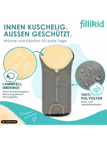 Kinderhaus Blaubär Winterfußsack Pamir TOP in Grau