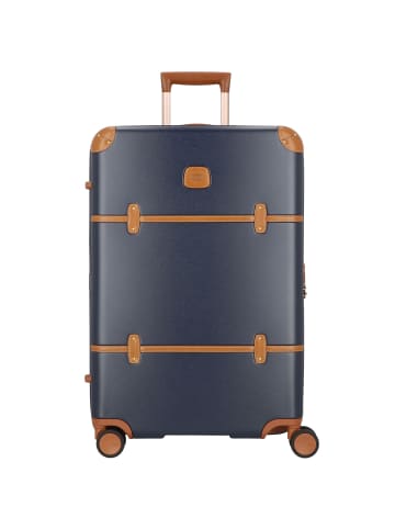 BRIC`s Bellagio 4-Rollen Trolley 70 cm in blue-tobaco