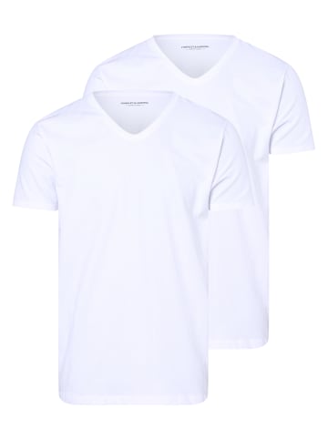 Finshley & Harding T-Shirt in weiß