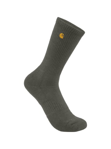 CARHARTT  Socke 2er Crew in oliv in oliv