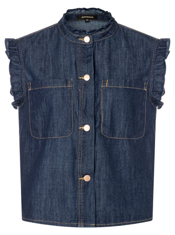More & More Jeansbluse in middle blue denim