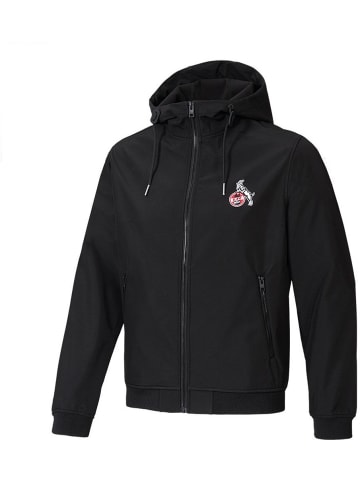 Fußballverein 1. FC Köln Softshelljacke "Softshelljacke Schwindstr." in Schwarz
